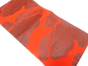 未使用品　雲模様織り出し　袋帯